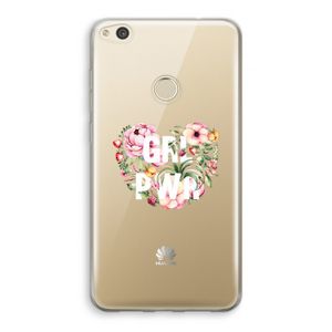 GRL PWR Flower: Huawei Ascend P8 Lite (2017) Transparant Hoesje