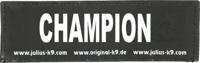 Julius-K9 label - Champion