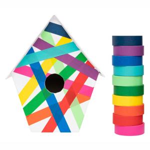 Colorations - washi tape vaste kleuren, 10 x 500cm