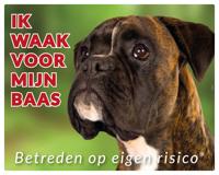 Boxer Brindle Waakbord