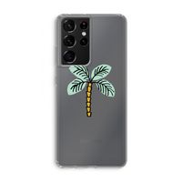 Palmboom: Samsung Galaxy S21 Ultra Transparant Hoesje