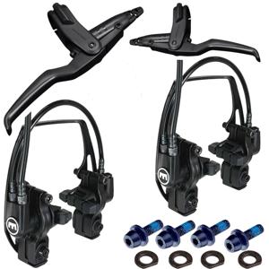 Magura hs11 evo2 hydraulische velgremset voor+achter 750/2050mm zwart