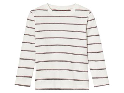 lupilu Baby shirt (98/104, Strepen wit/bruin)