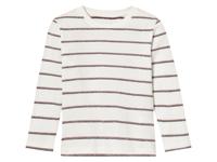 lupilu Baby shirt (122/128, Strepen wit/bruin) lupilu Baby shirt (122/128, Strepen wit/bruin)