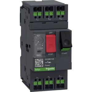 Schneider Electric GV2ME10A Motorbeveiligingsrelais 1 stuk(s) Instelbereik (stroomsterkte): 4.6 - 6.3 A (b x h x d) 45 x 101 x 78.5 mm
