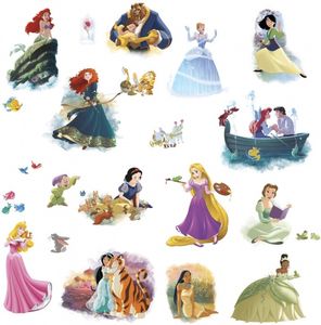 RoomMates muurstickers Disney Prinsessen vinyl 22 stuks RoomMates muurstickers Disney Prinsessen vinyl 22 stuks