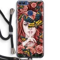 Lady Moth: Huawei P Smart (2018) Transparant Hoesje met koord