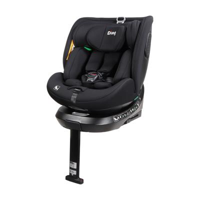 Ding Autostoel 360° Isofix en steunpoot Kai 40-150cm zwart