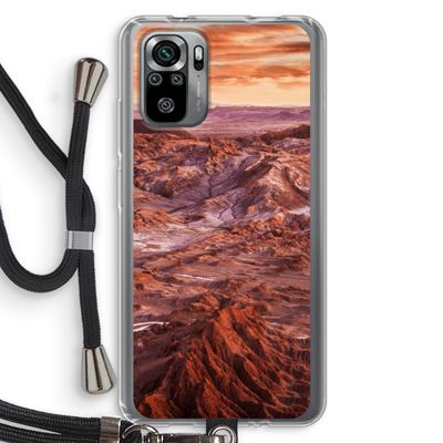 Mars: Xiaomi Redmi Note 10S Transparant Hoesje met koord
