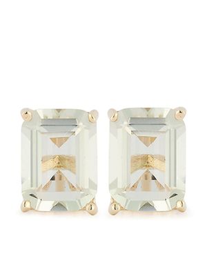 Mateo puces d'oreilles en or 14ct serties d'améthyste
