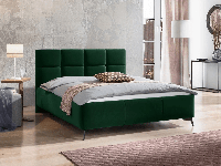 Bed met opbergruimte GISOLA 140x200 cm groen