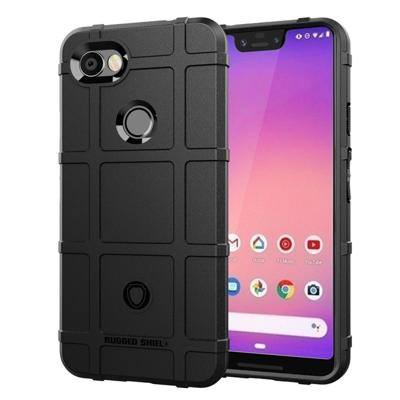 Volledige dekking schokbestendig TPU Case voor Google pixel 3 lite XL (zwart)