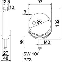 OBO Bettermann 1186289 Beugelklem 1 stuk(s)