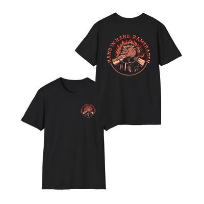T-shirt regular - Hand in hand - Kameraden - voor en achter