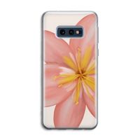 Pink Ellila Flower: Samsung Galaxy S10e Transparant Hoesje