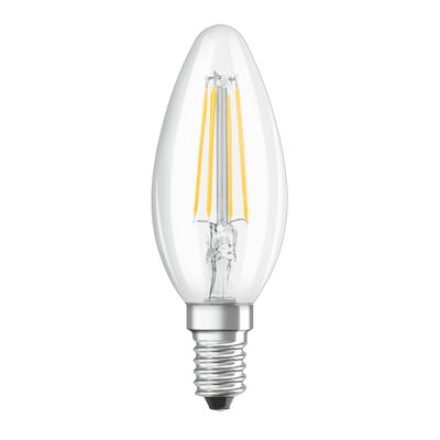 Osram Classic LED E14 Kaars Gloeilamp Helder 4W 470lm - 827 | 3 Step Dim - Vervanger voor 40W Osram Classic LED E14 Kaars Gloeilamp Helder 4W 470lm - 827 | 3 Step Dim - Vervanger voor 40W