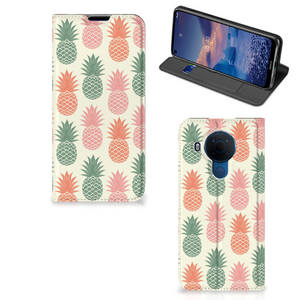 Nokia 5.4 Flip Style Cover Ananas