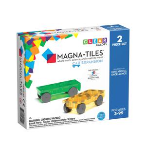Magna-Tiles - Clear Colors - Cars Expansion Set
