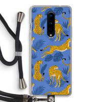 Luipaard: OnePlus 8 Transparant Hoesje met koord