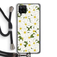 Summer Daisies: Samsung Galaxy A12 Transparant Hoesje met koord