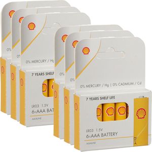 Shell Batterijen - AAA type - 36x stuks - Alkaline