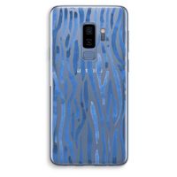 Blauwe nerven: Samsung Galaxy S9 Plus Transparant Hoesje