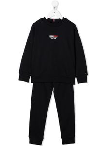 Tommy Hilfiger Junior survêtement à logo imprimé - Bleu