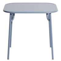 Petite Friture Week-end tuintafel 85x85 met dicht blad Pigeon Blue