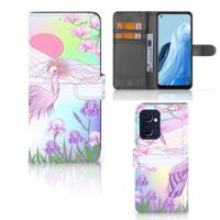 OPPO Find X5 Lite | Reno 7 5G | Telefoonhoesje | Met pasjeshouder | Bird