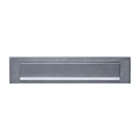 Intersteel Brievenbus met Klep/regenrand RVS Getrommeld 340 x 76mm