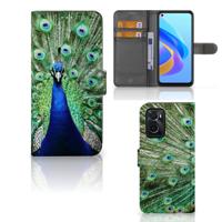 OPPO A76 | A96 | Telefoonhoesje | Met pasjeshouder | Pauw OPPO A76 | A96 | Telefoonhoesje | Met pasjeshouder | Pauw
