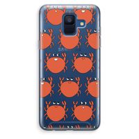 Krab: Samsung Galaxy A6 (2018) Transparant Hoesje Krab: Samsung Galaxy A6 (2018) Transparant Hoesje