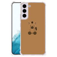 Samsung Galaxy S22 Stevig Bumper Hoesje Baby Hyena - thumbnail