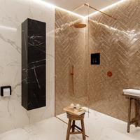 Mondiaz Beam 160cm kolomkast kleur Marquina met 2 deuren