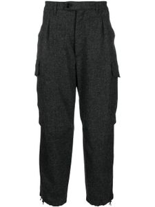 Mackintosh pantalon cargo court en laine - Gris