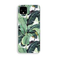 Bananenbladeren: Pixel 4 XL Transparant Hoesje