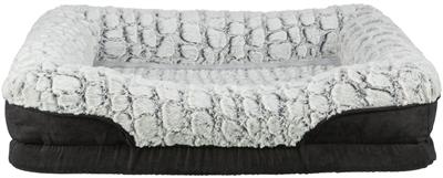 TRIXIE VITAL HONDENMAND LINO HOEKIG ZWART / GRIJS 110X75CM