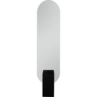 Spiegel - Trion Hilda - Staande Spiege - Ovaal - 45x180cm - Zwart - MDF Spiegel - Trion Hilda - Staande Spiege - Ovaal - 45x180cm - Zwart - MDF