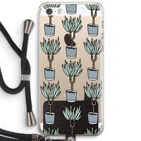 Boompje: iPhone 5 / 5S / SE Transparant Hoesje met koord