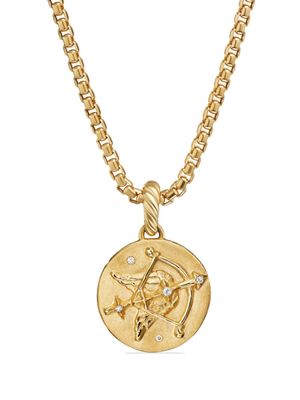 David Yurman pendentif Sagittarius en or 18ct orné de diamants David Yurman pendentif Sagittarius en or 18ct orné de diamants
