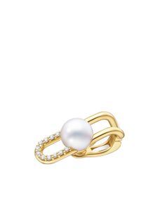 TASAKI bijou d'oreille Collection Line Fine Link en or 18ct