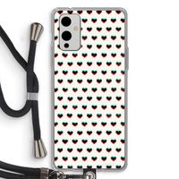 Hartjes: OnePlus 9 Transparant Hoesje met koord