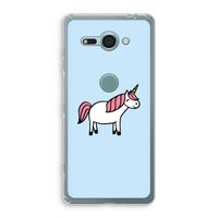 Eenhoorn: Sony Xperia XZ2 Compact Transparant Hoesje