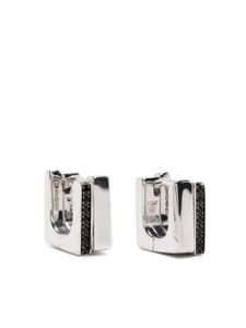 Tom Wood boucles d'oreilles Step Duo en argent sterling