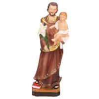 Kerst decoratie beeldje - Jozef - 20 cm - polystone?- Religieuze beelden