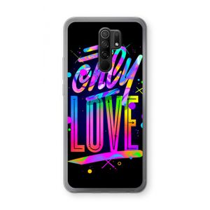 Only Love: Xiaomi Redmi 9 Transparant Hoesje