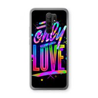Only Love: Xiaomi Redmi 9 Transparant Hoesje Only Love: Xiaomi Redmi 9 Transparant Hoesje