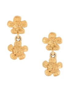 Givenchy Pre-Owned boucles d'oreilles à fleurs superposées