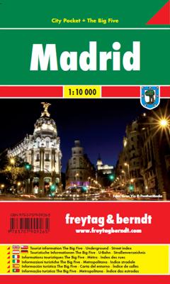Stadsplattegrond Madrid | Freytag & Berndt Stadsplattegrond Madrid | Freytag & Berndt