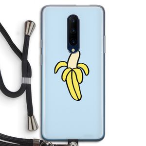 Banana: OnePlus 7 Pro Transparant Hoesje met koord